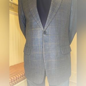 Yellow Windowpane Men’s Suit Jacket